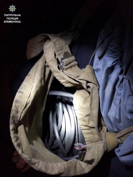В Кременчуге задержали кабельного вора