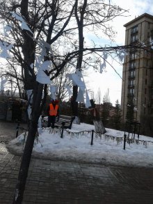 Герою України з Кременчука Ігорю Сердюку відкрили пам'ятний знак у Києві