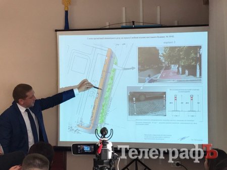Пешеходы VS транспорт: в Кременчуге столбиками разделят потоки людей и машин