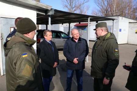 Кременчук з ревізією відвідав командувач Нацгвардії Юрій Аллеров
