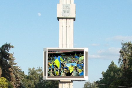 Вже сьогодні хокейний матч «Кременчук» - «Дженералз» покажуть на площі Незалежності