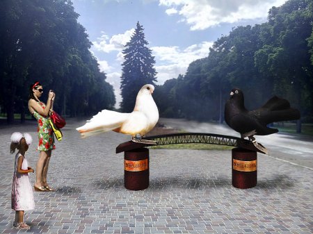 У Кременчуці шукають місцевих скульпторів для створення пам'ятника голубам У Кременчуці шукають місцевих скульпторів для створення пам'ятника голубам