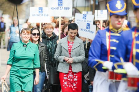 Женщины Полтавщины провели мирный женский марш против антисоциальных реформ и призвали правительство уйти в отставку