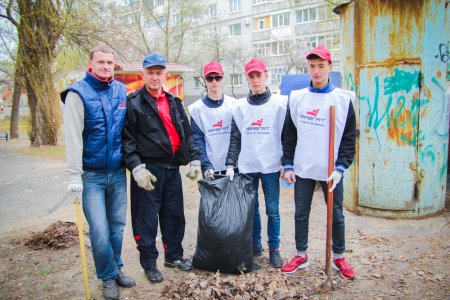 Кременугские «Фрегатовцы» помогли очистить город от мусора
