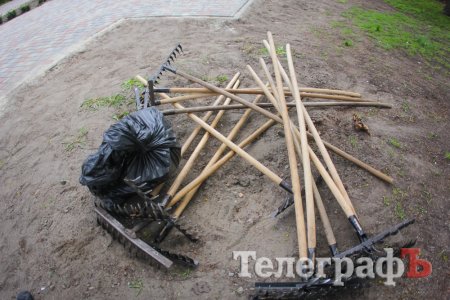 Кременчугская молодежь вычистила 3 городских парка
