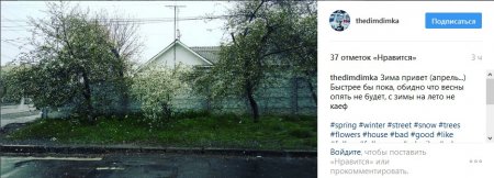 По улицам Кременчуга «гуляет» зима