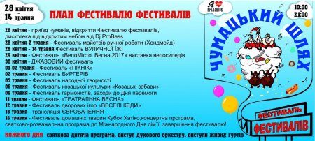 Суцільне свято: Кременчук фестивалитиме два тижні поспіль