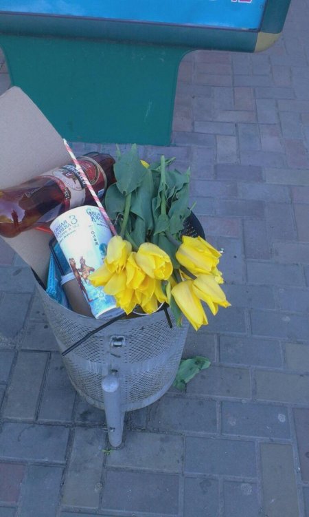 Подростки подпортили клумбы в сквере им.О. Бабаева