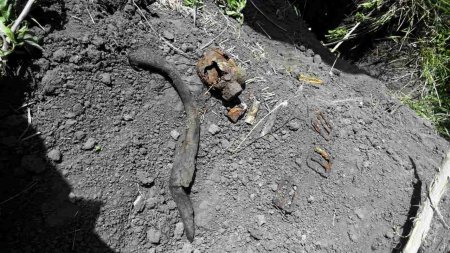 Под Кременчугом откопали человеческие кости