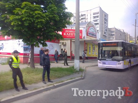 В Кременчуге произошло настоящее и ненастоящее ДТП