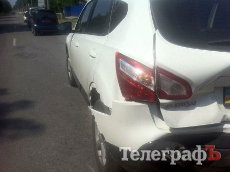 В Кременчуге Smart «догнал» Nissan