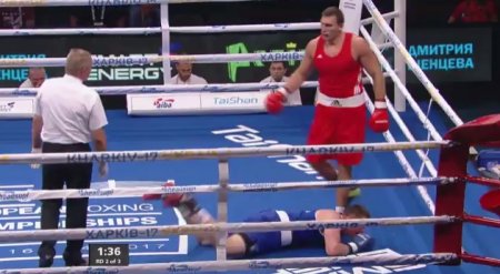 Кременчуцький боксер Віктор Вихрист відправив ірландця в нокаут