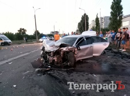 Тройное ДТП в Кременчуге: есть пострадавшие