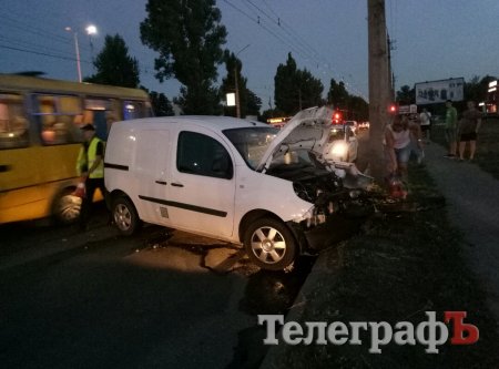 Тройное ДТП в Кременчуге: есть пострадавшие