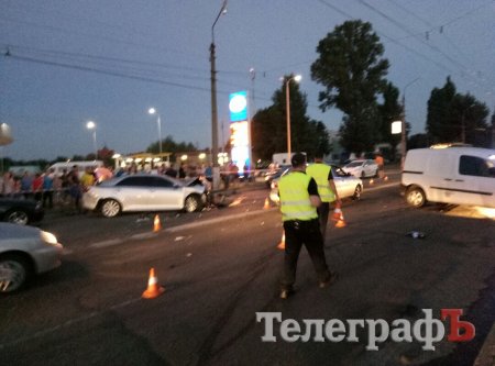 Тройное ДТП в Кременчуге: есть пострадавшие