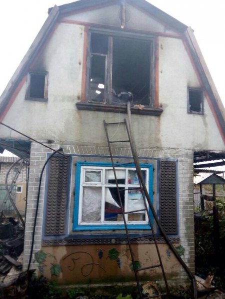 Під Кременчуком горів будинок