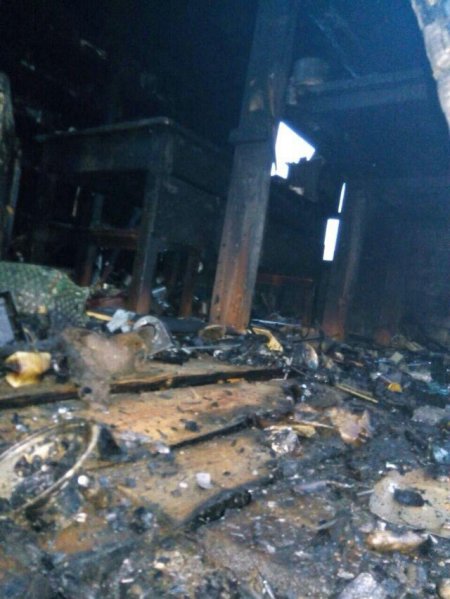 Під Кременчуком горів будинок