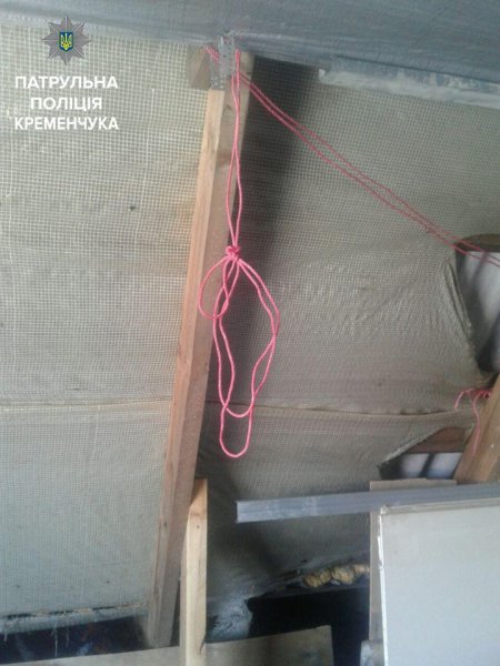 Патрульные вытащили кременчужанина из петли