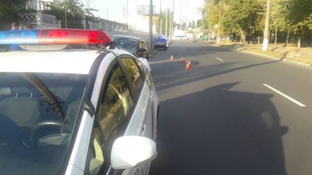 В Кременчуге в районе Троицкой церкви мальчик на велосипеде попал в ДТП