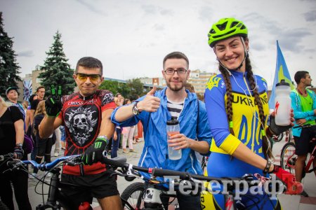 Велопробег на День Независимости собрал самую большую тусовку велосипедистов