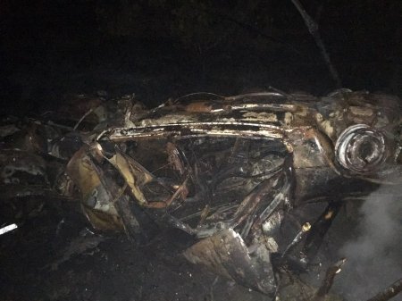 Под Кременчугом «ВАЗ» слетел в кювет и взорвался