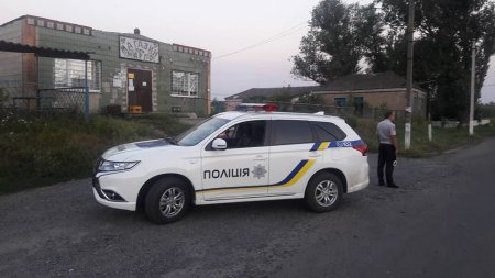 Под Кременчугом пьяный мужчина с двумя детьми перевернулся на мотоблоке