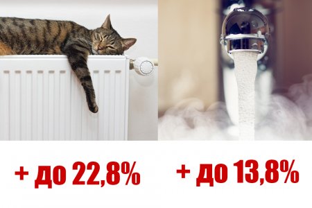 Проект нових тарифів  у Кременчуці: опалення – до 22,8%, а гаряча вода – до 13,8%