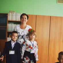 Первое сентября, первый класс, первый осенний дождь