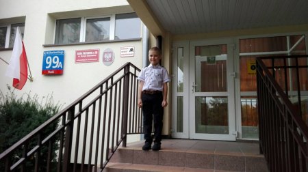 Первое сентября, первый класс, первый осенний дождь