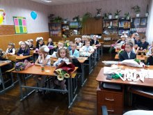 Первое сентября, первый класс, первый осенний дождь