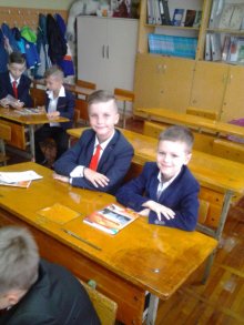 Первое сентября, первый класс, первый осенний дождь