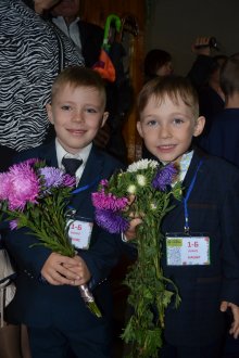 Первое сентября, первый класс, первый осенний дождь