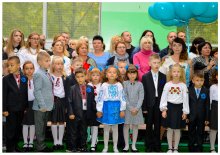 Первое сентября, первый класс, первый осенний дождь