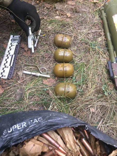 Под Кременчугом нашли тайник с оружием убитого криминального авторитета «Кирпича»