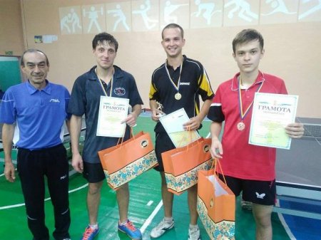 Ко Дню Города в Кременчуге прошли соревнования по настольному теннису