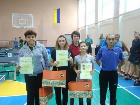 Ко Дню Города в Кременчуге прошли соревнования по настольному теннису