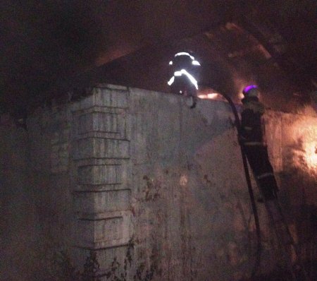 Под Кременчугом горел продуктовый магазин Под Кременчугом горел продуктовый магазин