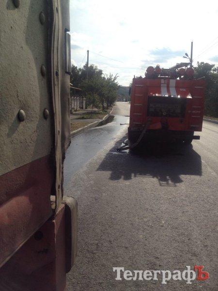 В Кременчуге на дорогу вылилось 250 литров дизельного топлива