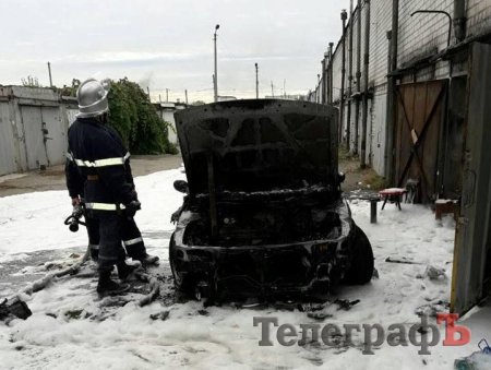 В Кременчуге в гараже сгорела машина В Кременчуге в гараже сгорела машина