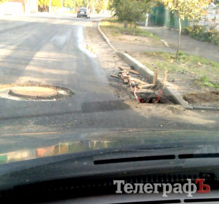 В Крюкове ямы вышли на охоту за машинами