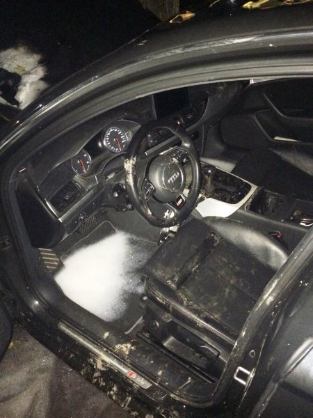 Кременчугскому наркоторговцу Криве сожгли машину