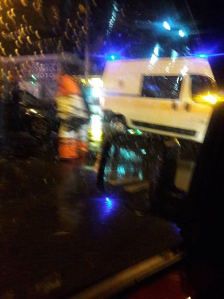 ДТП у центрі Кременчука: розбиті два автомобілі