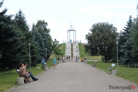 В парке Мира в Кременчуге хотят обустроить водопад и искусственное озеро