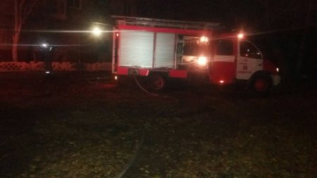 Ночью в центре Кременчуга подожгли машину