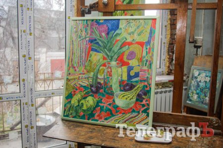 Божественный Гарбуз, Дивная Капуста и рисующая Кошка на выставке Татьяны Шуляк