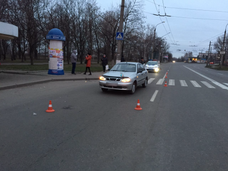 В Кременчуге на пешеходном переходе сбили 79-летнего дедушку