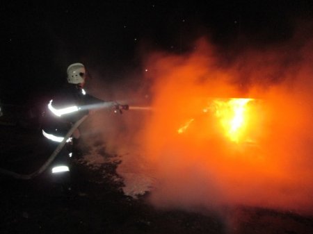 Под Кременчугом горел прицеп грузовика Под Кременчугом горел прицеп грузовика