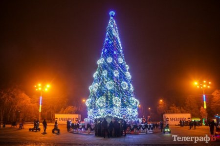 В Кременчуге на Новый год будет светиться вся центральная аллея Приднепровского парка