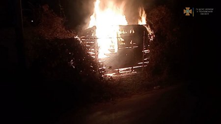 Пожежа в дерев'яній споруді
