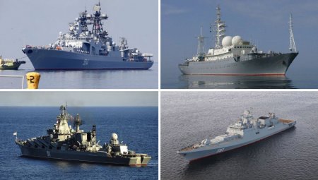 російські кораблі